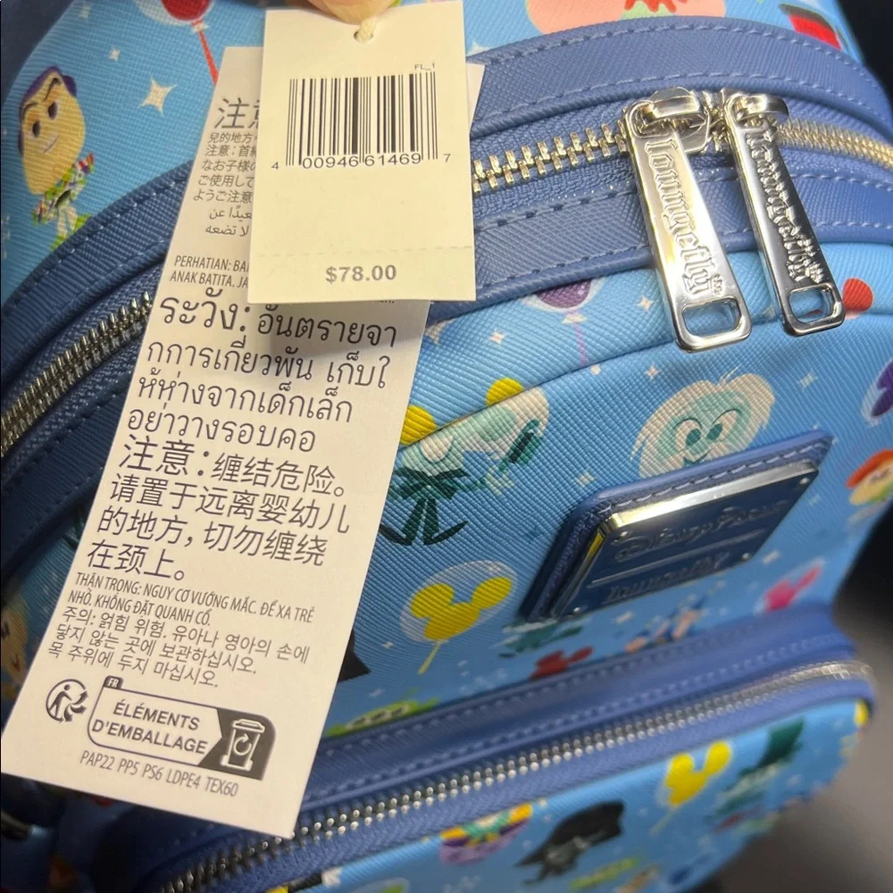 Loungefly Disney Chibi Icons mini backpack NEW WITH TAGS - Picture 5 of 10
